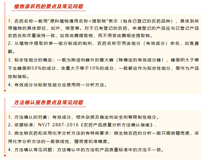 农药挂号产品化学资料要点及常见问题分享-行业动态-不朽情缘